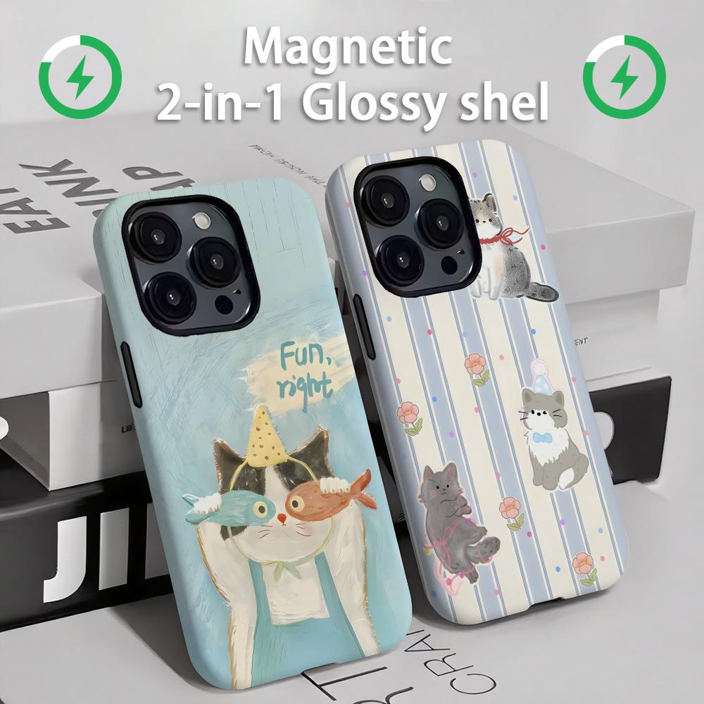 Cute cats and dogs  Phone Case - Apple Iphone 15 评论和价格