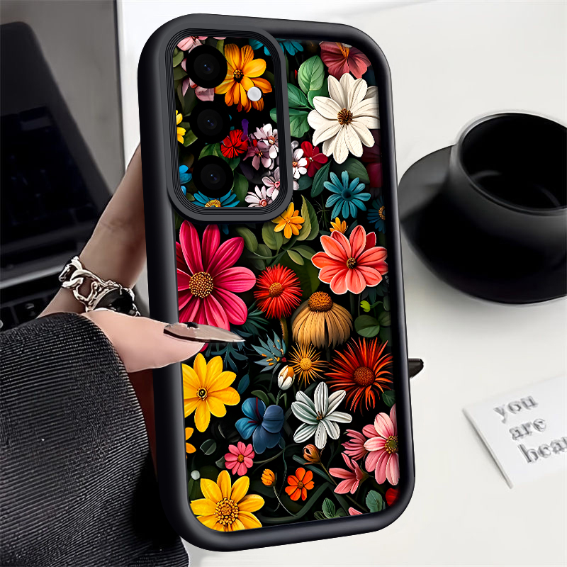 Colorful Flowers Pattern Case  - Phone Cases Samsung A14 评论和价格