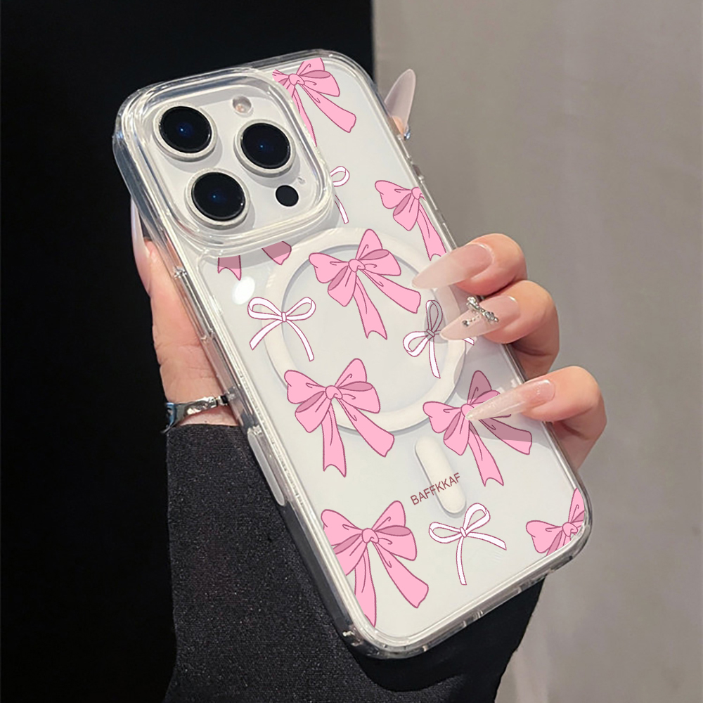 Pink Bow Coquette Girly Series - Phone Cases Girly 评论和价格