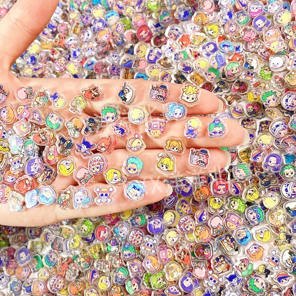 100 mini One Piece acrylic DIY - Phone Cases With Charms 评论和价格