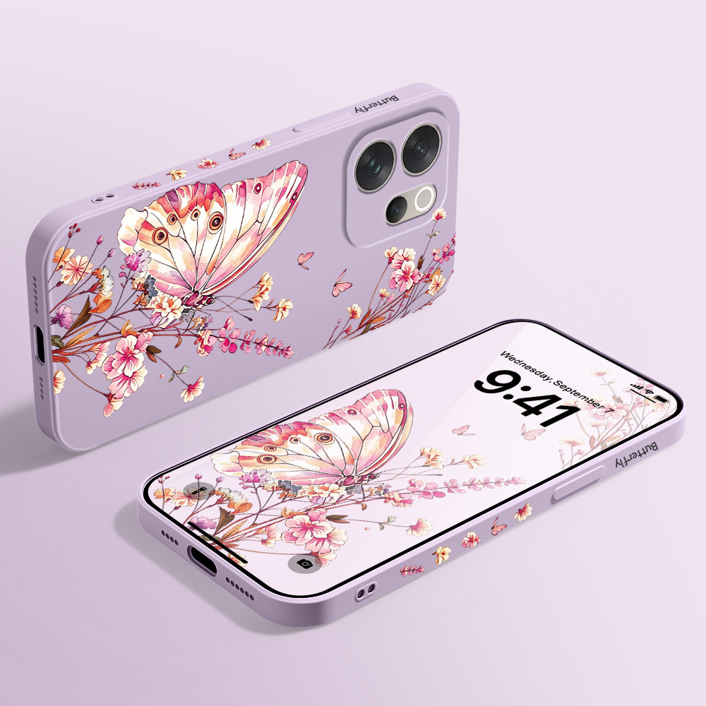 Butterfly Sprig Phone Case For - Vivo V40 评论和价格